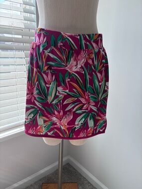 Crown & Ivy Tropical Flamingo Pink Women’s Skort